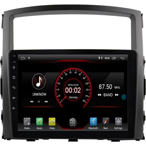 9"2.5D Car DVD Multimedia player For Mitsubishi PAJERO 2006 -2012 2din Android 10 Radio Tape Recorder Navigation GPS