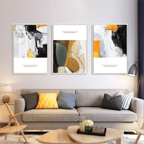 3pcs abstract nordic canvas prints modern home decor giclee printing printed photo prints living room and sofa decoration