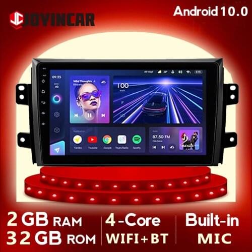 JOYINCAR Car Radio For 2006-2013 Suzuki SX4 Android 10 9 Inch 2Din Touchscreen GPS Multimedia Player Support Bluetooth WIFI