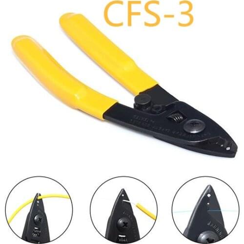 Free shipping CFS-3 Three-port Fibre Stripper CFS-3 Fiber Stripping Pliers / Wire Strippers Three Hole Stripper Plier for Miller