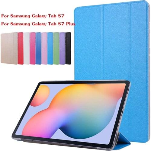 For Samsung Galaxy Tab S7 Plus SM-T970 SM-T975 12.4" Case Hard Plastic Clear Back Cover Funda For Galaxy Tab S7 Tablet