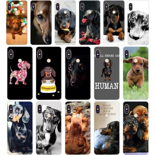 145SD Dachshund Teckel Dackel Dog Soft Silicone Tpu Cover phone Case for xiaomi redmi 6 Pro 6A note 5 6 Pro mi 8 lite