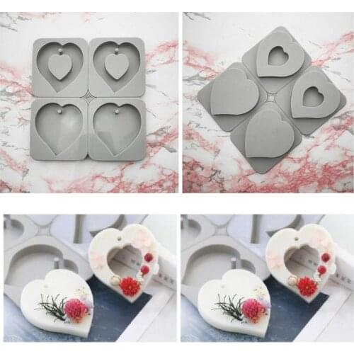 DIY Aromatherapy Wax Silicone Mold Soap Flower Candle Mould Clay Crafts Gifts Decoration Ornaments Aromatherapy Tablets Molds