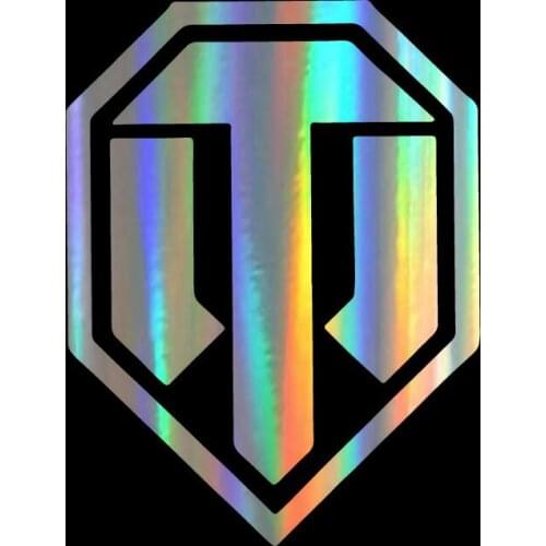 Personality Fashion Reflective WORLD OF TANKS Art Pattern Car Stickers Rear Windshield Scratch Decals Car Decorative KK Vinyl