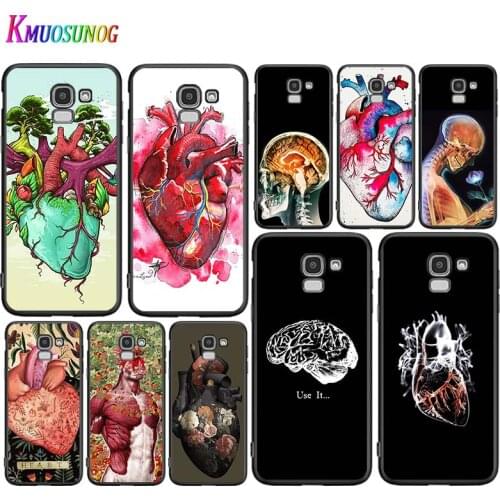 Medical Human Organs Brain For Samsung Galaxy J2 J3 J4 Core J5 J6 J7 J8 Prime duo Plus 2018 2017 2016 Silicone Phone Cover