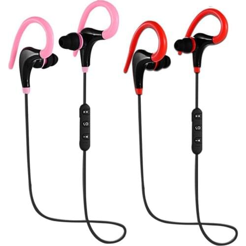 New Ear Hook Bluetooth4.1 Earphone Sports Wireless Headphones Ear Plugs Active Noise Reduction Support Call MP3 Music For Phone