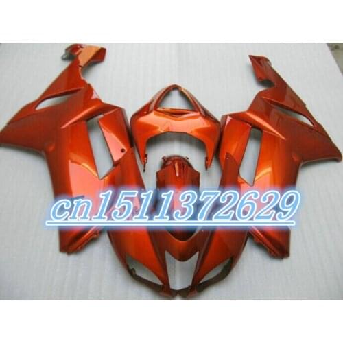 Dor-NEW TOP motorcycle ABS fairings Bolts Fairing Kits KAWASAKI Ninja ZX6R 6R 636 2007 2008 07 08 ALL LIGHT RED D