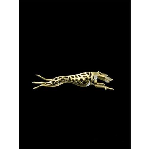 Wholesale trendy Greyhound running brooch fashion jewelry
