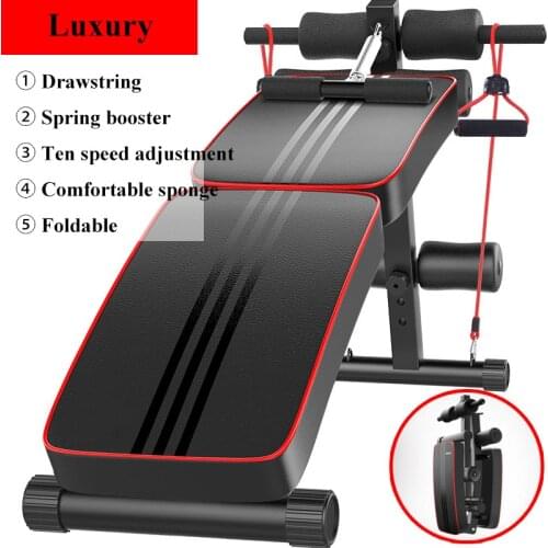 Portable Sit-up Bench Machine Female Abdominal Muscle Trainer Board Gym Home Fitness Equipment Board