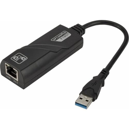 JTKE USB 3.0 to Gigabit Ethernet RJ45 LAN (10/100/1000) Mbps Network Adapter For PC Laptop Win