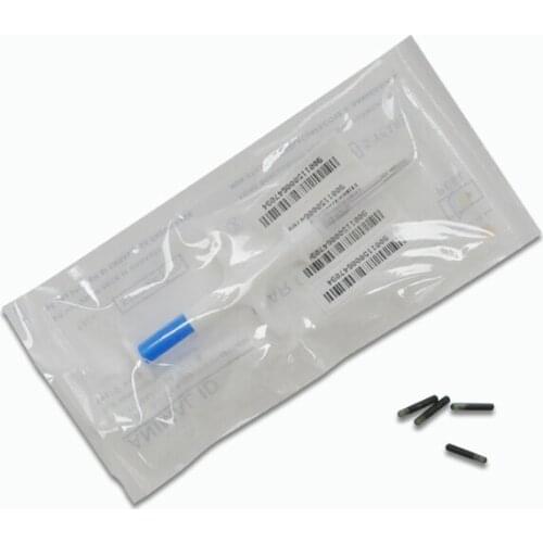20x RFID injection syringe 1.4*8mm +10pcs puppy microchip pet id chip glass tags