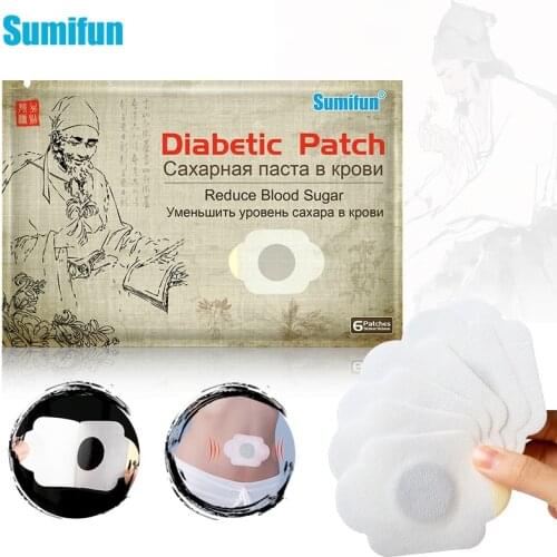 Sumifun 12Pcs New Diabetic Patch Cure Lower Blood Glucose Treatment Diabetes Herbal Diabetes Diabetic Plaster D2462