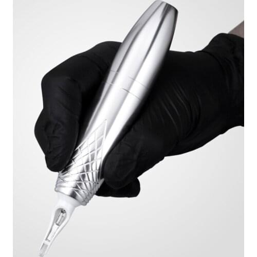 Tattoo Pen Rotary Machine Gun Permanent Makeup Pen Logo Customs Needle Cartridges Tattoo Supply