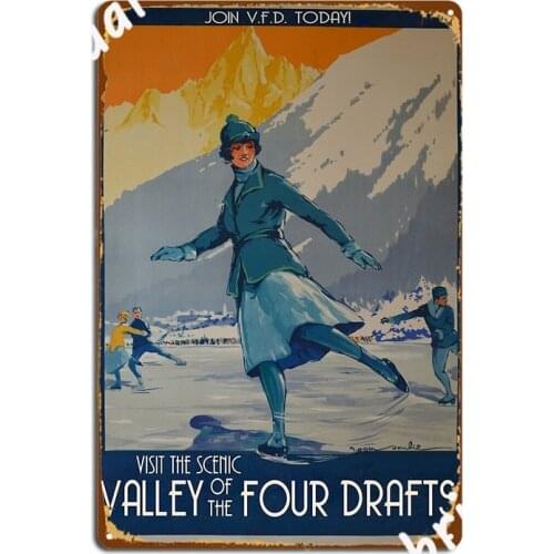 V F D Propaganda Valley Of The Four Drafts Metal Plaque Poster Cinema Garage Poster Printing Club Bar Tin Sign Poster