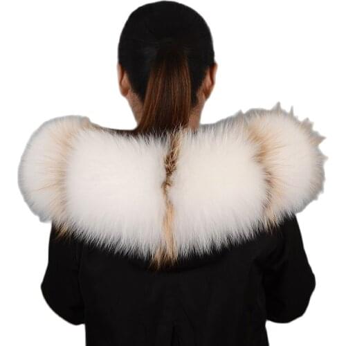 Oversized fox fur collar, hat, hairy real fur collar, childrens overcoat fur collar, sell 100% real fur animal fur