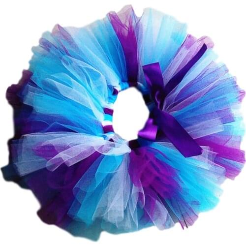 Baby Girls Birthday Party Tutu Skirt Toddler Girls Dance Ballet Skirt Fluffy Handmade tulle Tutus Kids Photography Clothing