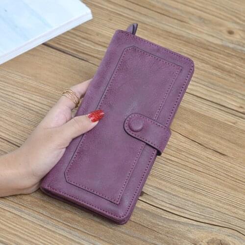 2019 New Women Pu Leather Wallet Female High Quality Zipper Purse Ladies Long Hasp Clutch Woman Coin Card Phone Holders Carteras