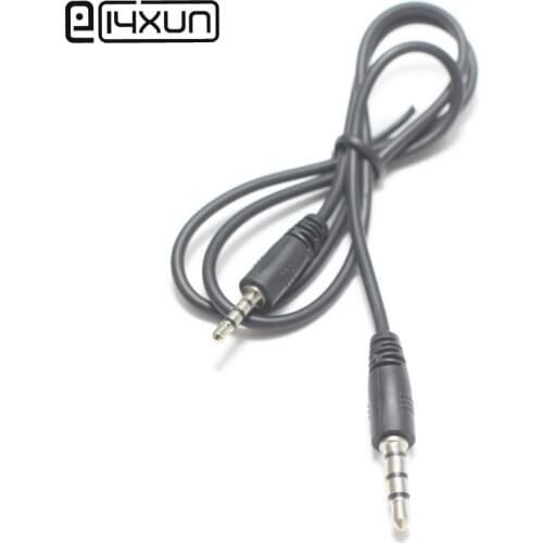 1pcs 3.5 to 2.5 mm 4 pole Male to Male Plug TV Audio Cable aux GPS Speaker Connector Adapter for MP3 MP4 DVD CD ect
