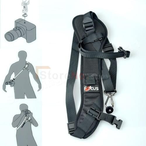 2PCS Focus F-1 Quick Rapid Carry Speed Sling Neck Strap For 5D 10D 20D 30D 40D 50D D90 D3200 D5200 450D 650D D40 5D2