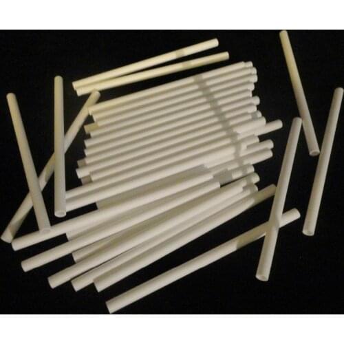 4.75"*0.250 O.D. LONG HIGH PURITY SINGLE BORE ALUMINA CERAMIC TUBE REFRACTORY