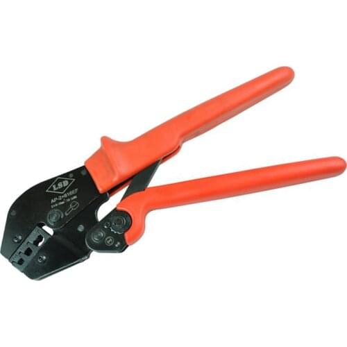 AP-2*616EF High Quality crimping hand tools for wire-end ferrules 2*6-16mm2 10-6AWG Ratchet Crimper pliers