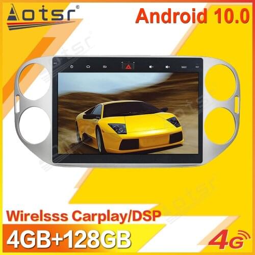 Android Car Multimedia Stereo Player For Volkswagen VW Tiguan 2010 2011 - 2017 Tape Radio Recorder GPS Navi Head Unit 2Din 2 Din