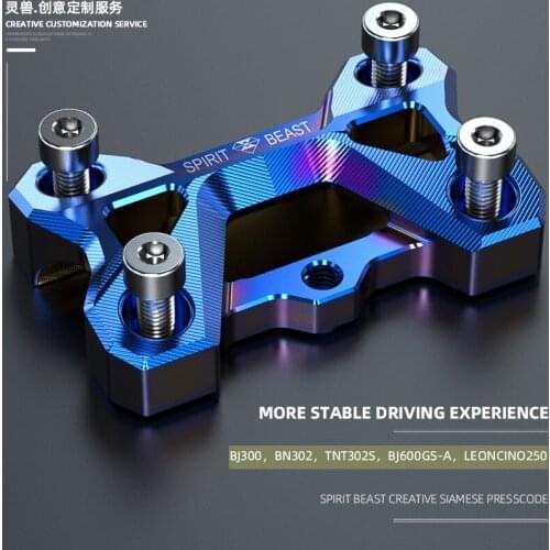 Bj300gs Handle Pressing Code Refitting Suitable for Benelli Bn302 Handlebar Pressing Cover Leoncino 250 Handle Pressing Block