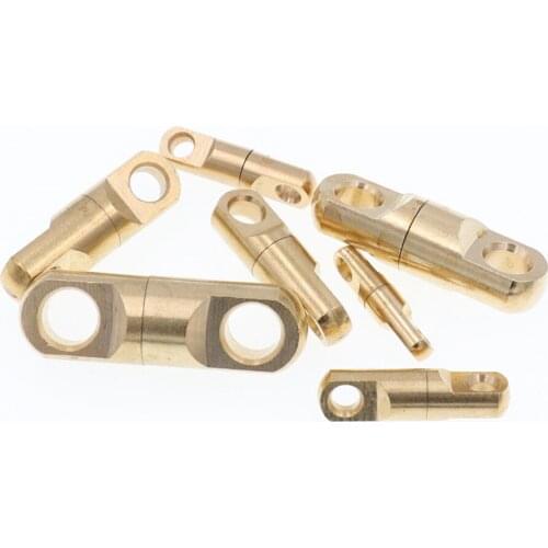 Big size 10mm 12mm width solid brass DIY leather craft key ring wallet swivel buckle hardware accessories 6pcs/lot