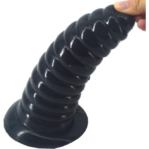 CPWD 8 inch Soft Big anal plug beads butt plug insert Ass suction adult sex product anal dildo sex toys for Woman Lesbian Couple