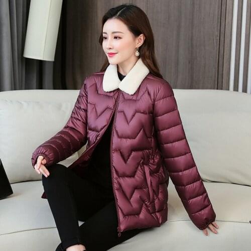 ISENMAL New Winter Parkas High Quality Stand Collar Coat Women Fashion Jacket Winter Warm Woman Clothing Casual Jacket