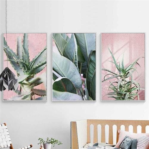 HAOCHU Painting Art Barbados Aloe Print Impression Poster Simple Nordic Wall Pictures Canvas For Living Room Home Decor