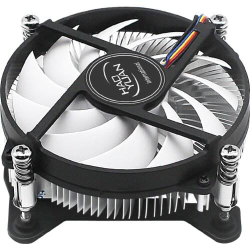 JGINYUE 40mm mini PC Copper core Heat Pipes CPU Cooler 4 Pin PC quiet Cooling Fan for Intel 1150 1155 95mm CPU