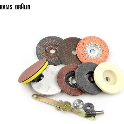 Metal Grinding Polishing Set Drill become Angle Grinder for Metal Surface Finishing