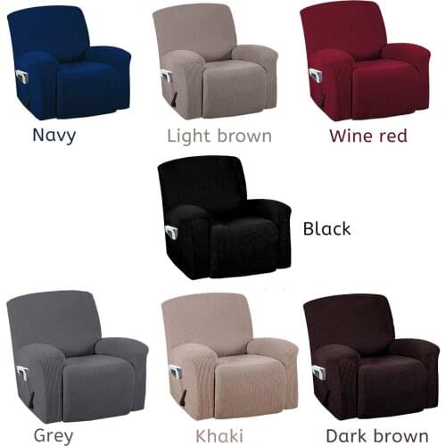 Non-slip Recliner Chair Cover Protector Cover Elastic All-inclusive Massage Sofa Couch Cover for Wingback Armchair Sofa Stretch