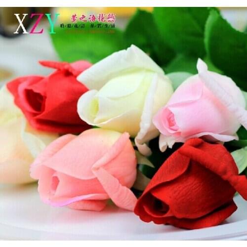 Wholesale 24pcs/lot rose Artificial Flowers Wedding Home Decorative Flowers Home Decoration Flower(no vase)