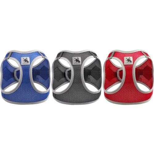 Pet Dog Harness Leash Breathable Light Mesh Chest Strap Polyester Puppy Cats Leash Vest Pet Leash Pet Walking Vest Harness