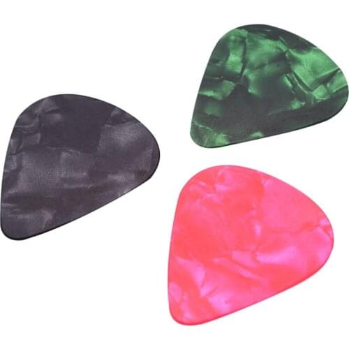Premium 0.46Mm Stylish Colorful Celluloid Guitar Picks Plectrums For Guitar Bass (200 PCS)