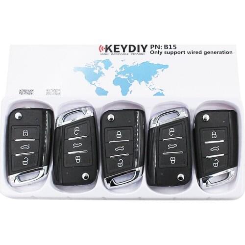 5pcs KEYDIY KD900 B Series Remote Control KD B15 Key for KD900+ Key Programmer URG200 Machine