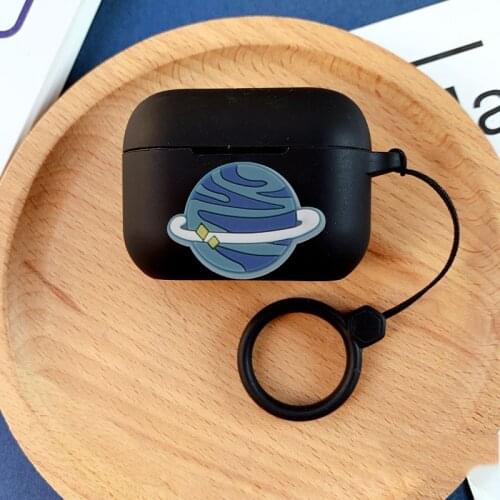 Cute Cartoon Cases for ZMI PurPods Pro Case shell with Astronaut Planet Keychain Earphone Cover for PurPods Pro hearphone box