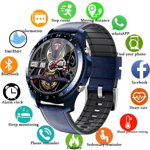 GEJIAN Bluetooth Watches phone For xiaomi Huawei Call Smart Watch Men Activity Tracker Heart Rate Monitor Sport Smart Watch Mens