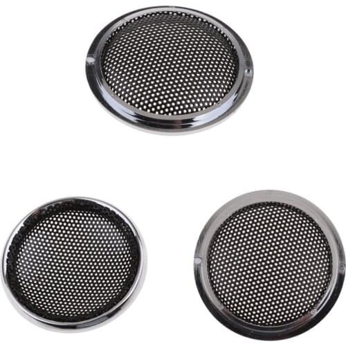 3x 1" Replacement Round Speaker Protective Mesh Cover Speaker Grille