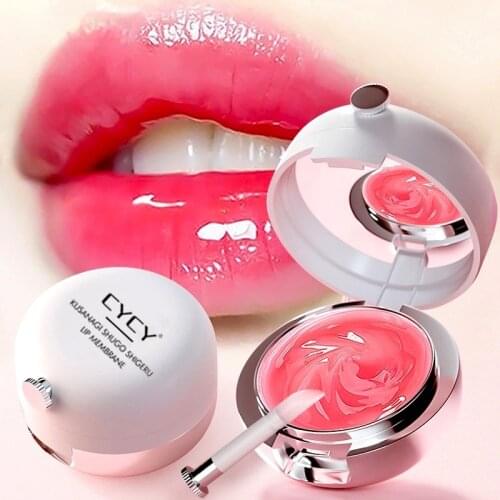 Strawberry Lip Mask Moisturizer Sleeping Lip Whitening Oil Anti Dryness Craked Chapped Lip Gloss Plumper Korean Lip Care