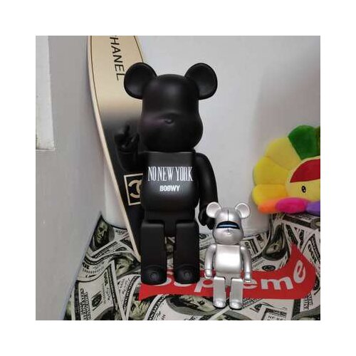 [VIP] Large size 1000% 70CM fashion bear No new york bear figure Toy Collectors Art Work model home decorations Collection model