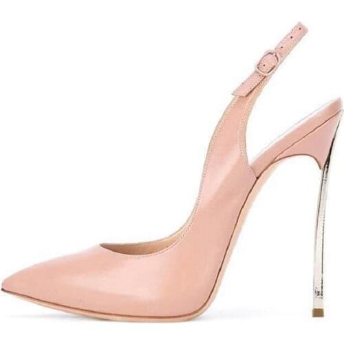 Spring new fashion pointed shallow mouth stiletto sandals catwalk banquet dress all-match large size customized womens shoes