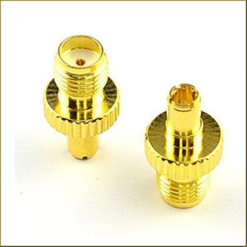 100PCS 3G 4G antenna adapter connector SMA Female Plug to TS9 Male Jack RF Straight Antenna Connector Gold Plated