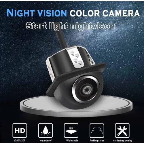 Reverse 720P HD Rear Car Camera Night Vision Car Rear Backup Camera Frontview Cameras 180H Degree Waterproof Backup Camera