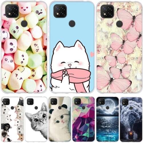 For Redmi 9C 9 C Redmi9c Case Soft Silicone TPU Case For Xiaomi Redmi 9C Redmi9c Cover Cute Funda For Redmi 9C 9 C Shell Capa