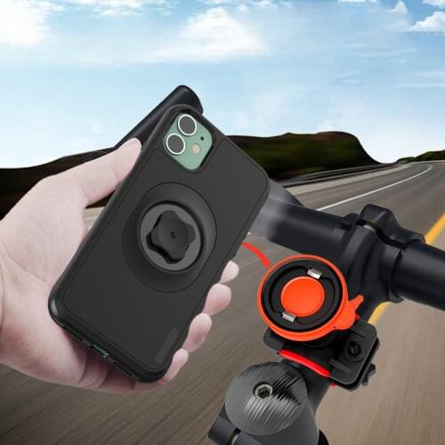 Mountain Bike Phone Holder Shell Removable Aluminum Alloy GPS Bracket Riding Clip Stand MTB Road Bicycle Handlebar for iPhone