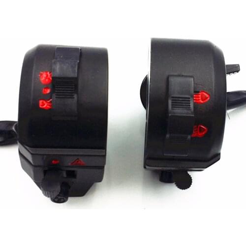 Dual Sport Control Left Right Switch Light Turn Signal Horn ATV Motorcycle Dirt