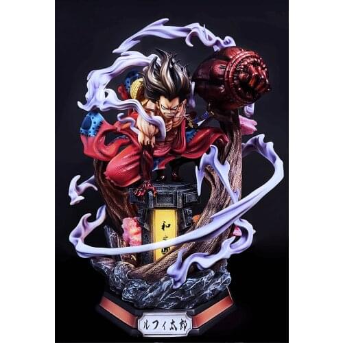 38cm Anime Figure One Piece Luffy Battle GK Statue PVC Action Figure GK Luffy Figurine Collectible Model Toys Figure Gift